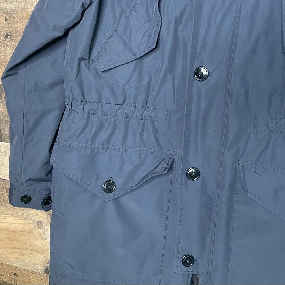 J Crew Sportsman's Outfitter Hooded Snorkel‎ Coat in Obsidian Men's Size - M